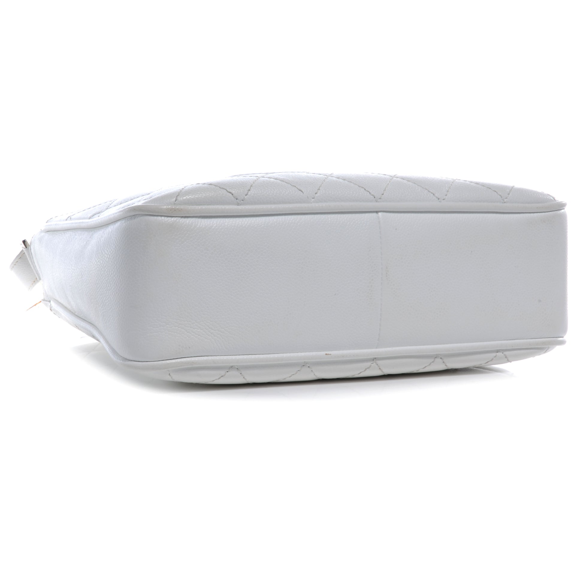 Chanel Caviar CC Hobo White 4 of 10