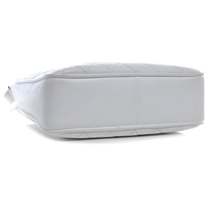 Chanel Caviar CC Hobo White 4 of 10
