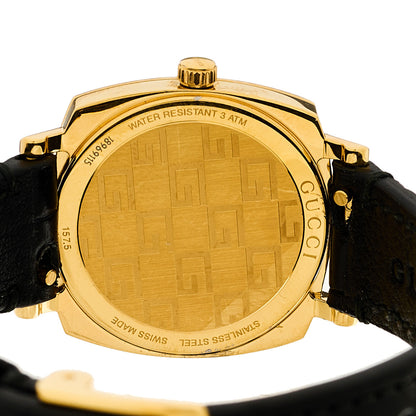 Gucci Stainless Steel Alligator 27mm Grip Quartz Watch Black 4 of 4