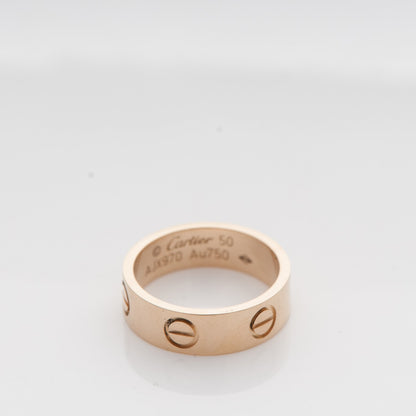Cartier 18K Yellow Gold 5.5mm LOVE Ring 50 5.25 3 of 5