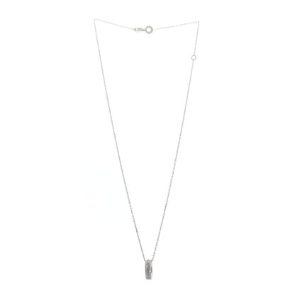 Damiani 18K White Gold Diamond Metropolitan Dream Pendant Necklace 3 of 8