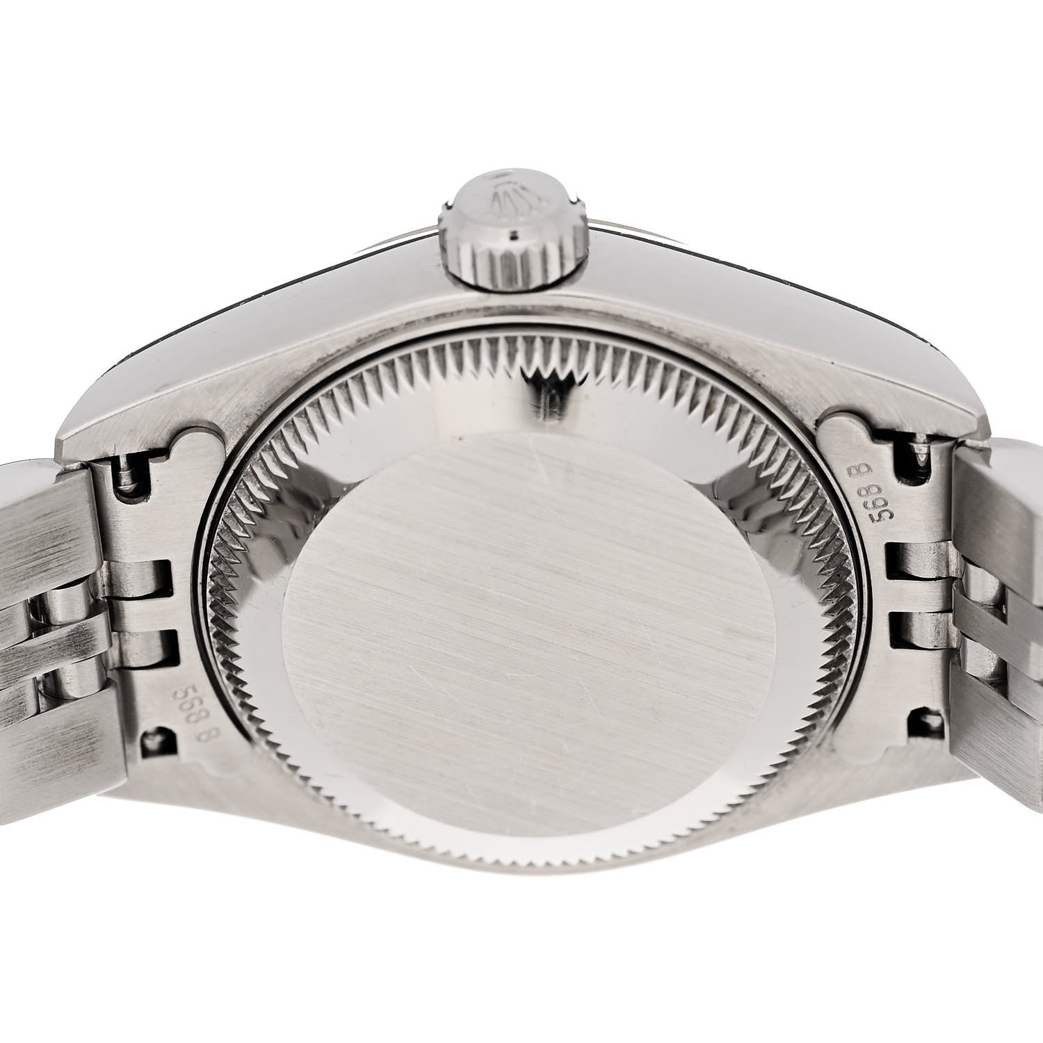Rolex Stainless Steel 18K White Gold Diamond Mother of Pearl 26mm Oyster Perpetual Datejust Watch 79174 4 of 5