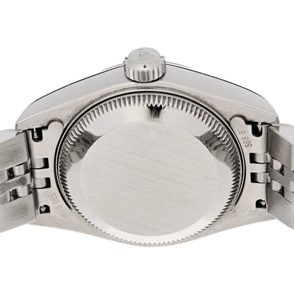 Rolex Stainless Steel 18K White Gold Diamond Mother of Pearl 26mm Oyster Perpetual Datejust Watch 79174 4 of 5