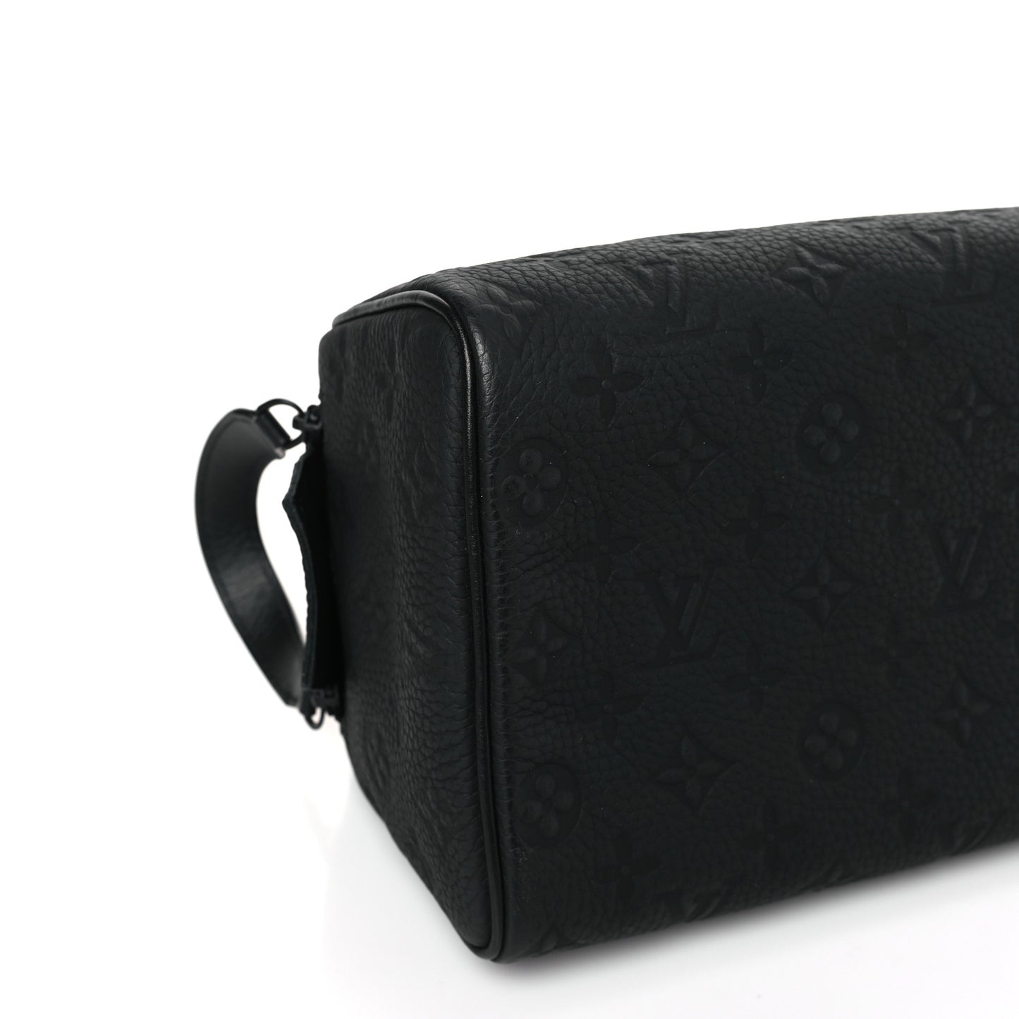 Taurillon Monogram Dopp Kit Toilet Pouch Black