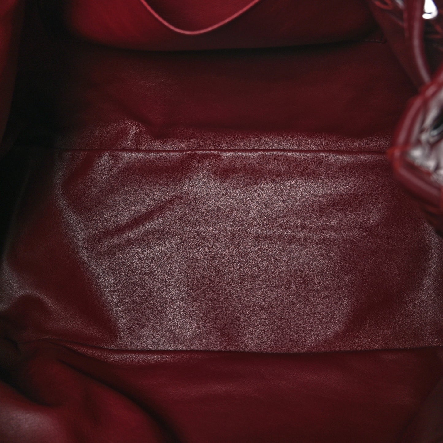 Nappa Intrecciato Garda Tote Bordeaux