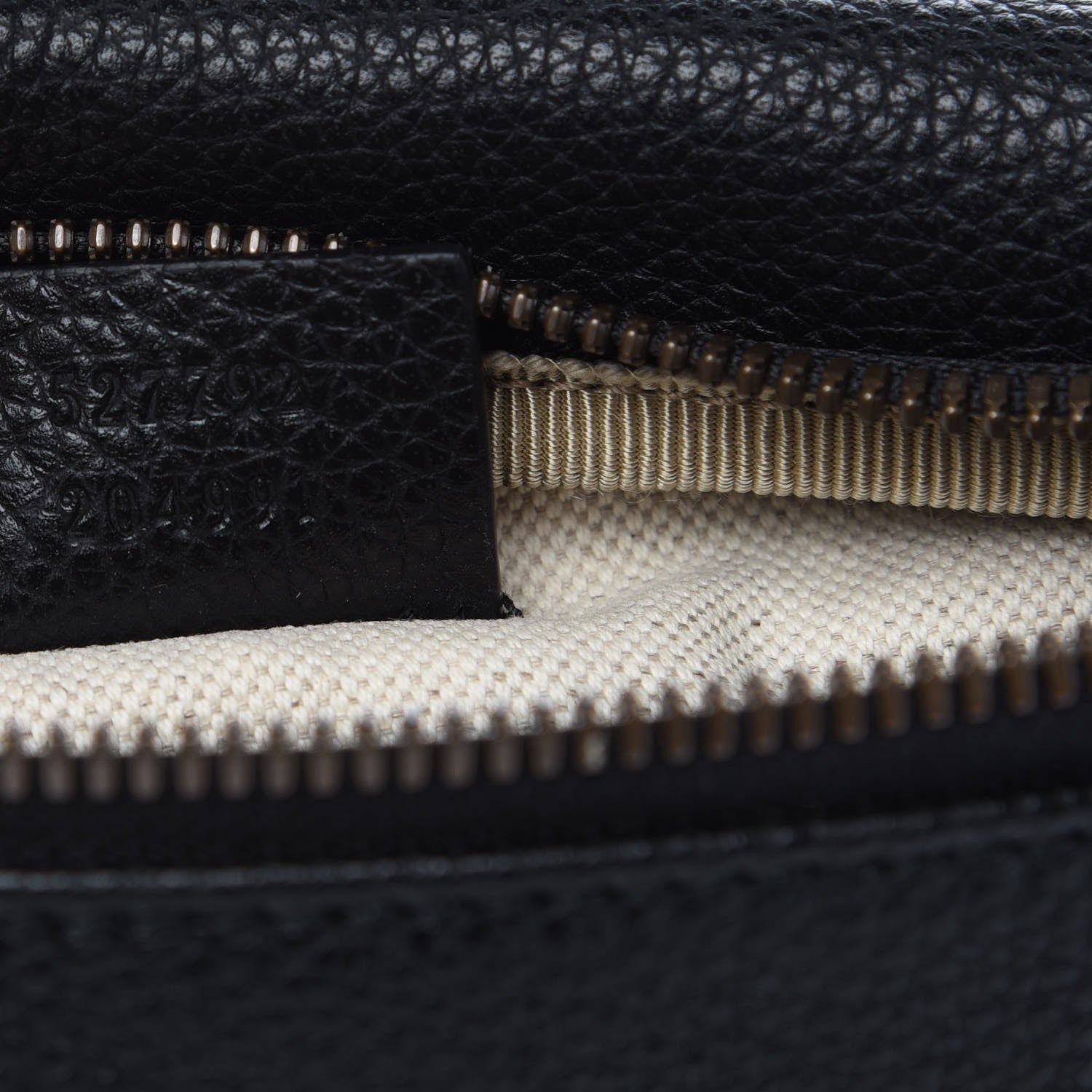 Gucci Grained Calfskin Small Logo Belt Bag Black 7 of 7