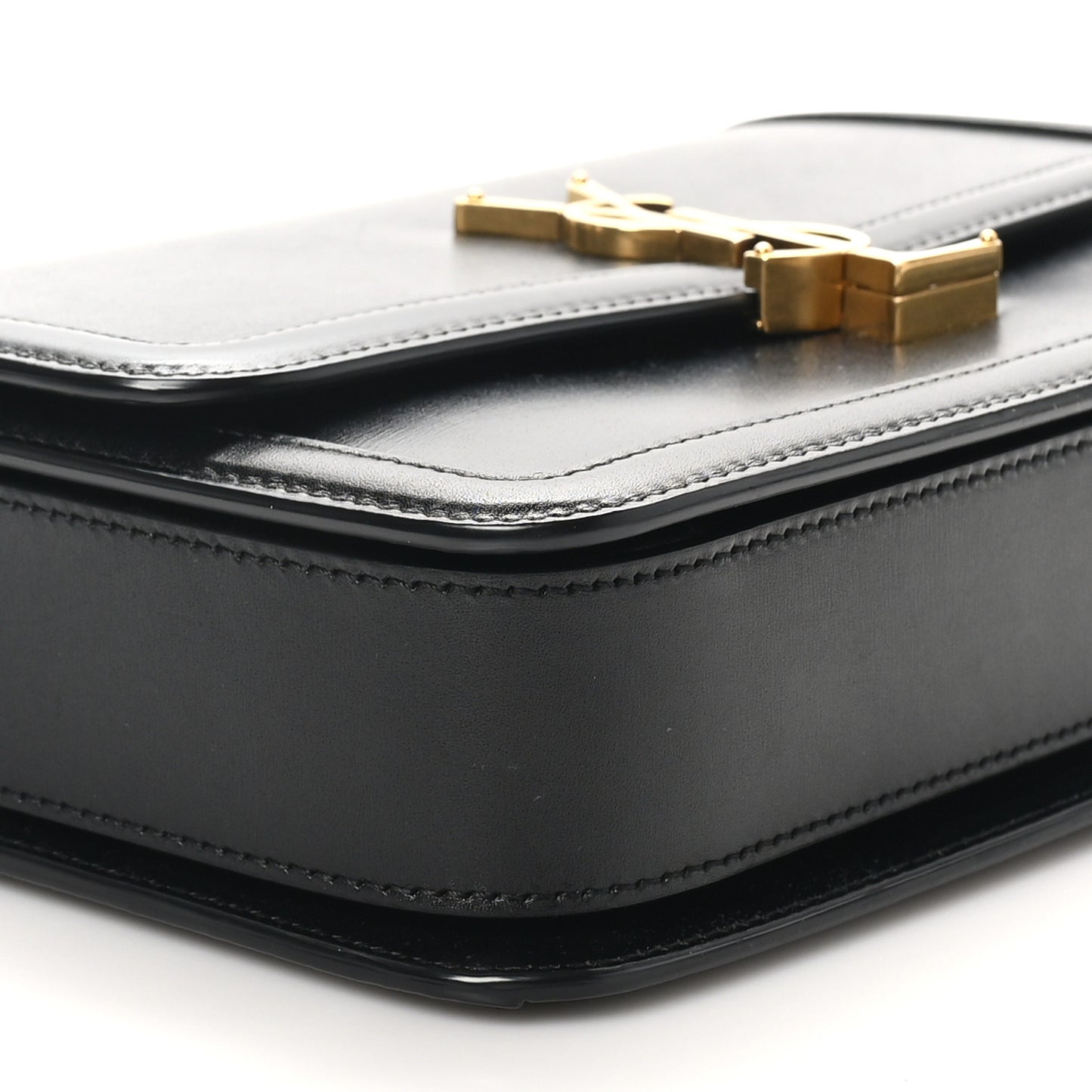 Box Calfskin Monogram Medium Solferino Satchel Black