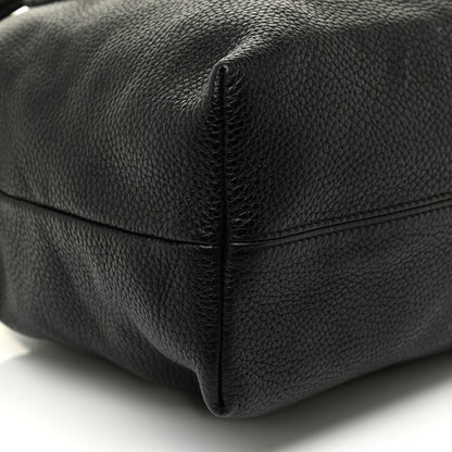 Burberry London Grainy Calfskin Medium Baynard Tote Black 9 of 19
