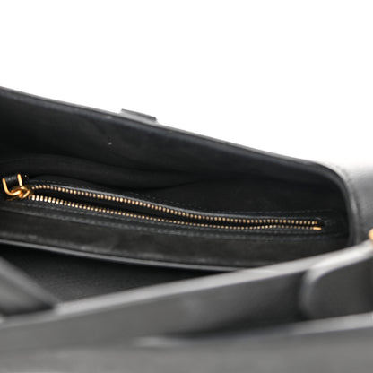 Christian Dior Grained Calfskin Saddle Bag Black 5 of 16