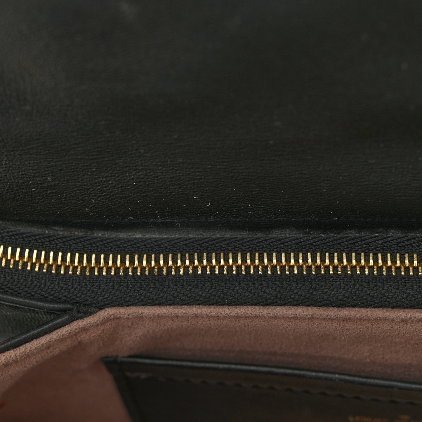 Lambskin Embossed Monogram Pochette Coussin Black