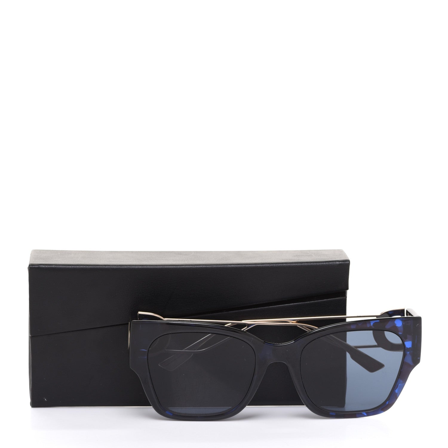 Christian Dior Acetate Rectangular 30 Montaigne 1 Sunglasses Blue 8 of 8