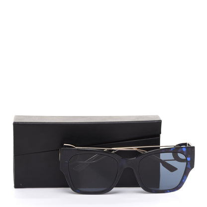 Christian Dior Acetate Rectangular 30 Montaigne 1 Sunglasses Blue 8 of 8