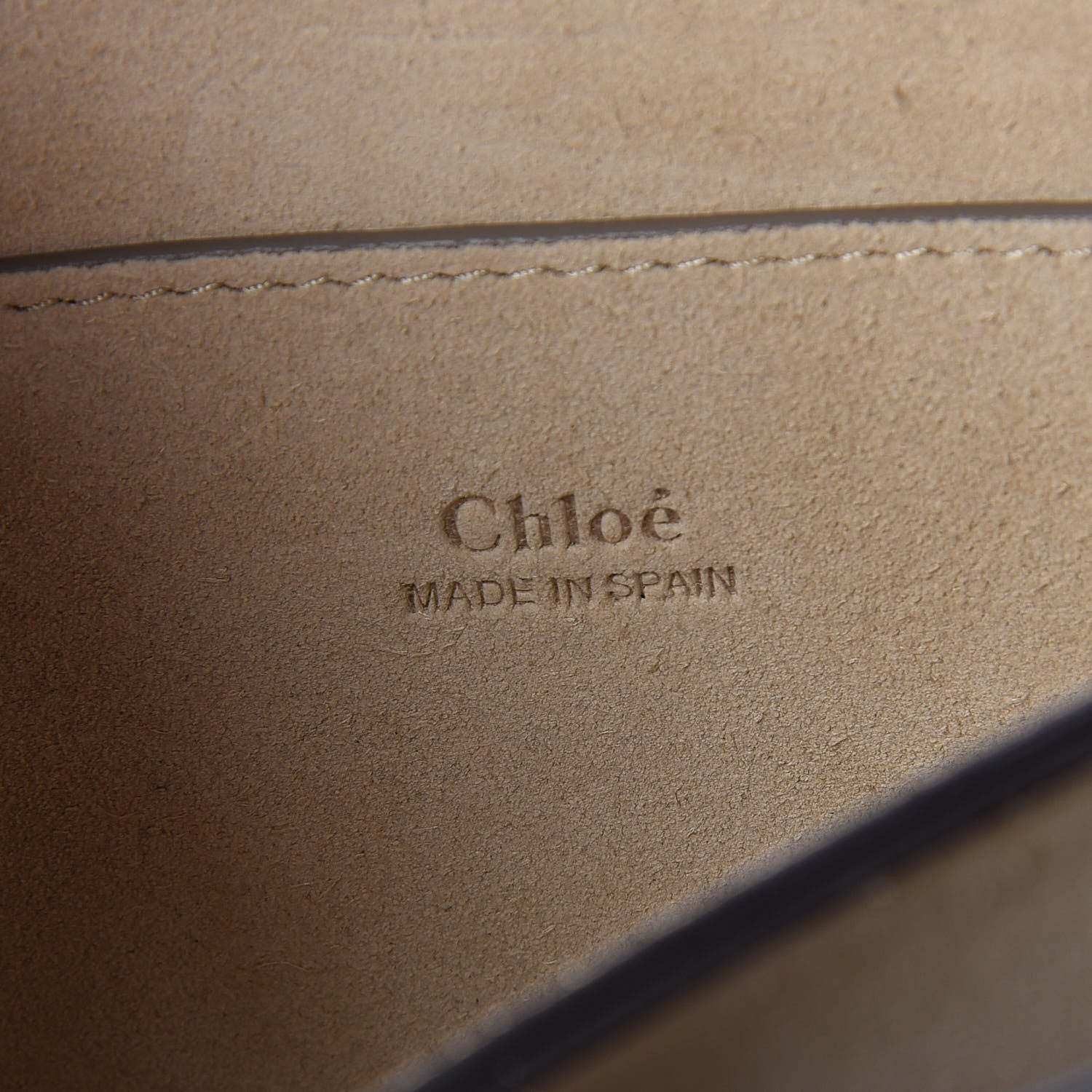 Chloe Suede Calfskin Small Faye Shoulder Bag Motty Grey 6 of 8
