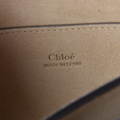 Chloe Suede Calfskin Small Faye Shoulder Bag Motty Grey 6 of 8