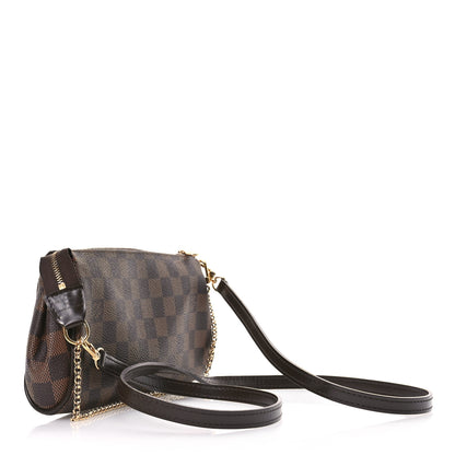 Louis Vuitton Damier Ebene Eva Clutch 3 of 11