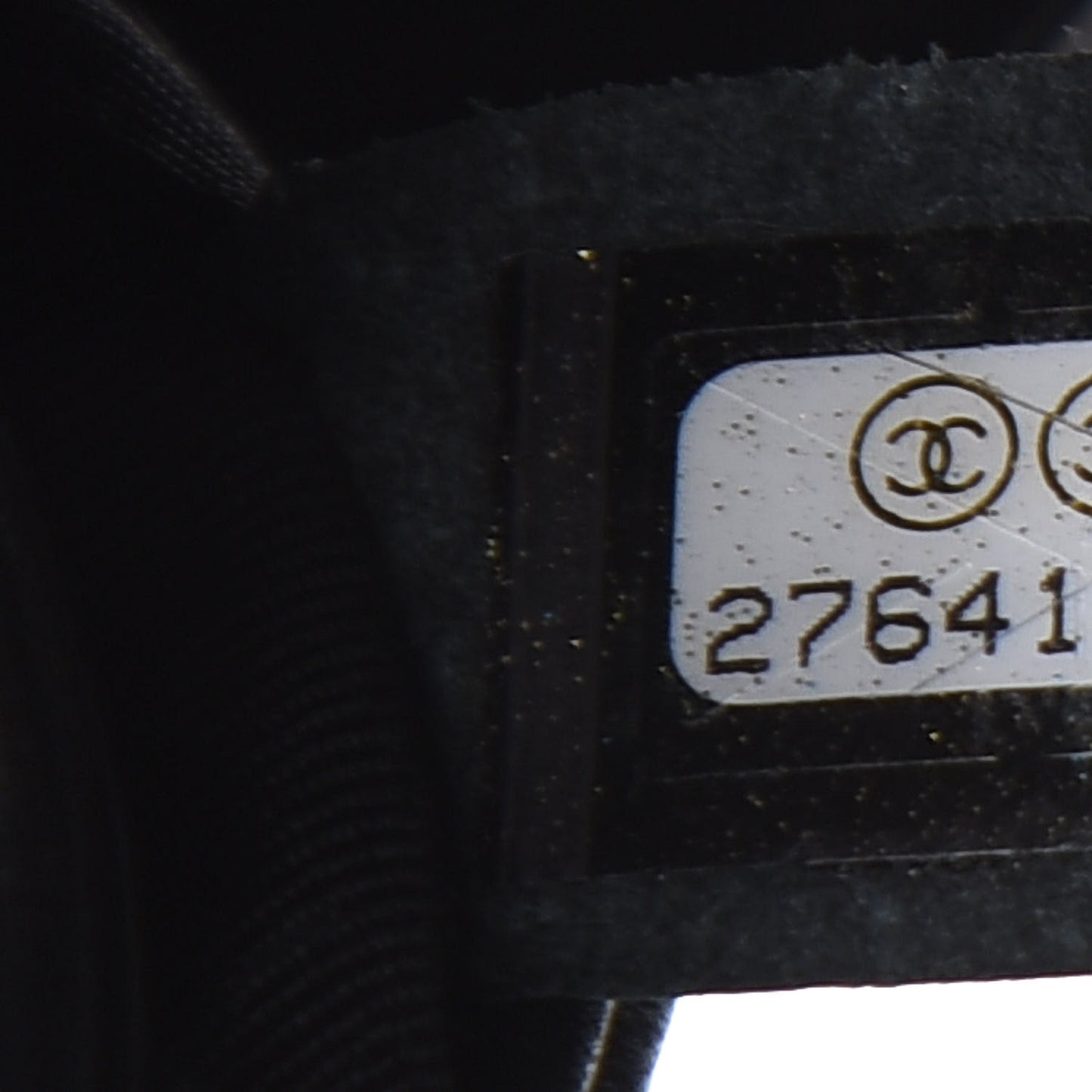 Lambskin Cotton Woven Medium Boy Flap Black