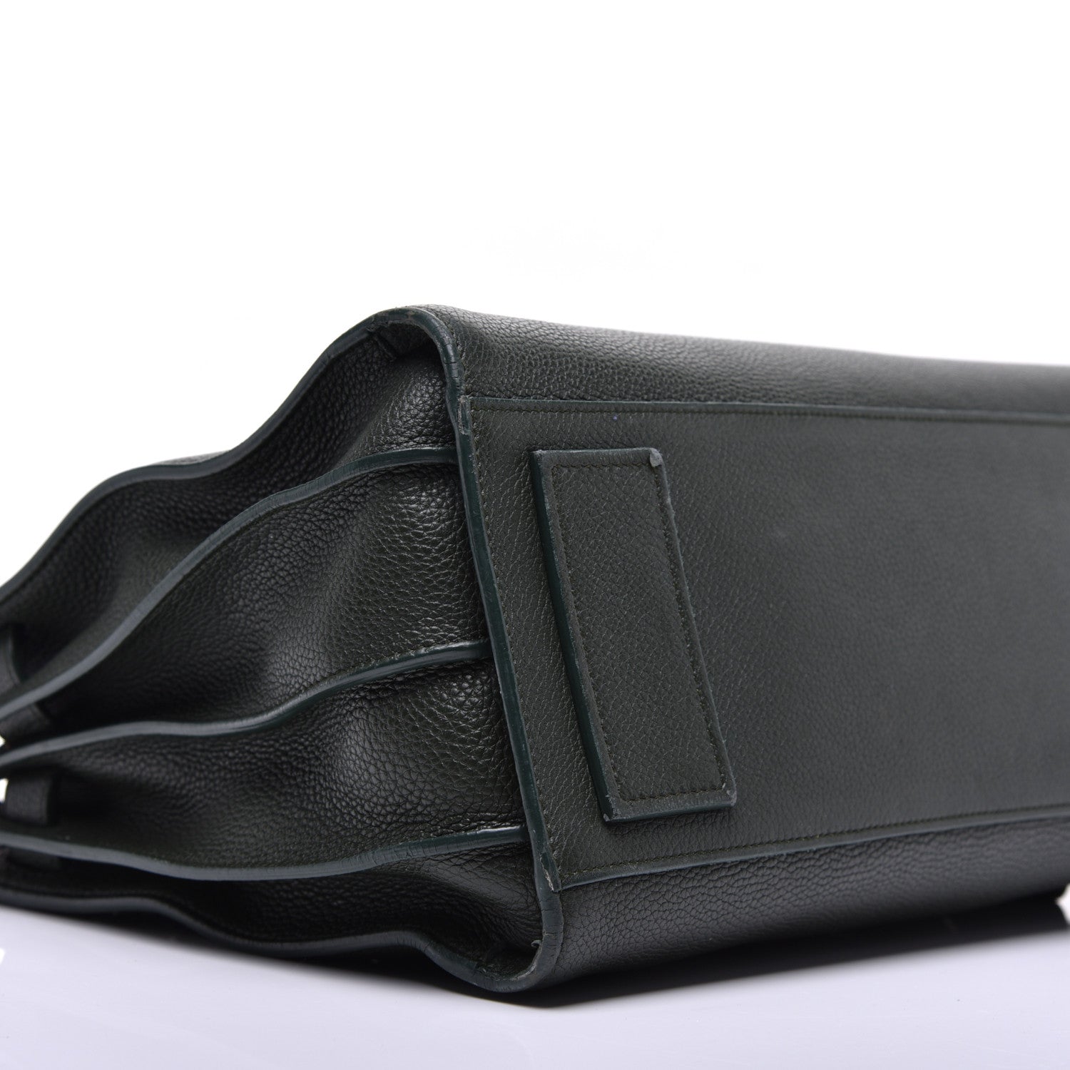 Saint Laurent Grained Calfskin Small Supple Sac De Jour Dark Vert 8 of 12