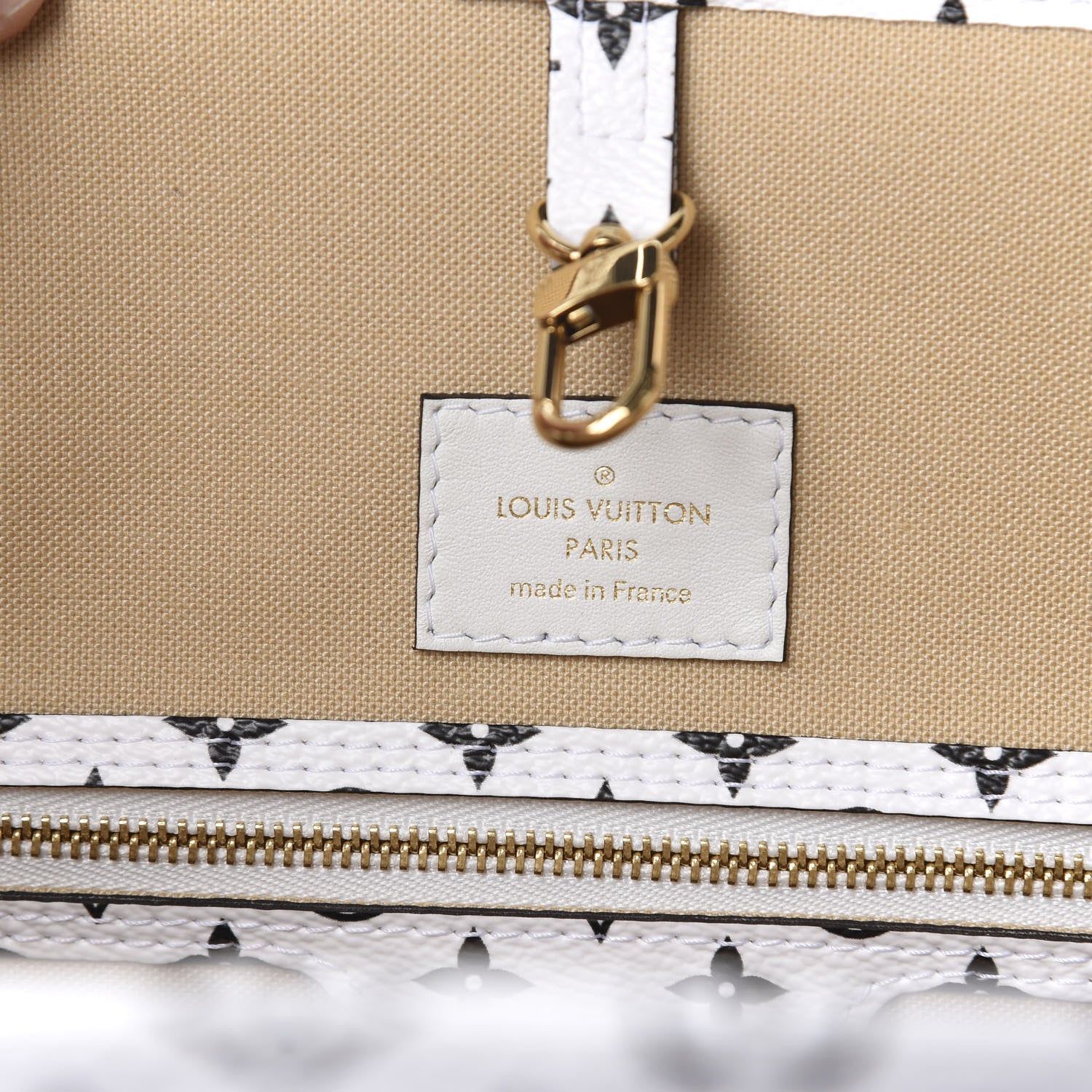 Louis Vuitton Monogram Giant Neverfull MM Kaki 8 of 10