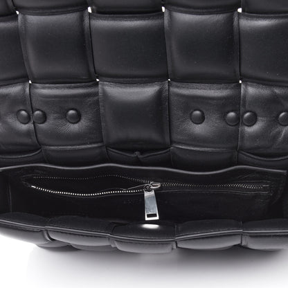 Bottega Veneta Lambskin Maxi Intreccio Padded Chain Cassette Crossbody Bag Black 4 of 4