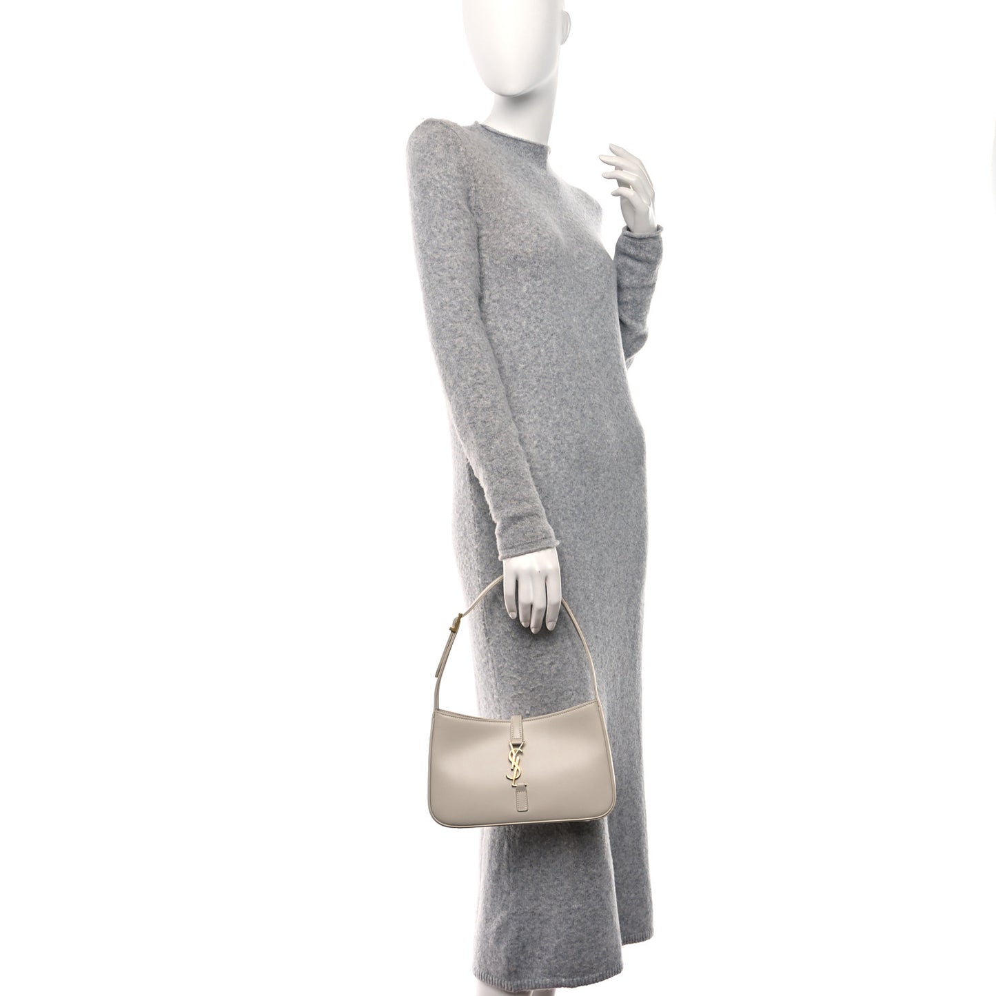 Smooth Calfskin Le 5 A 7 Hobo Blanc Vintage