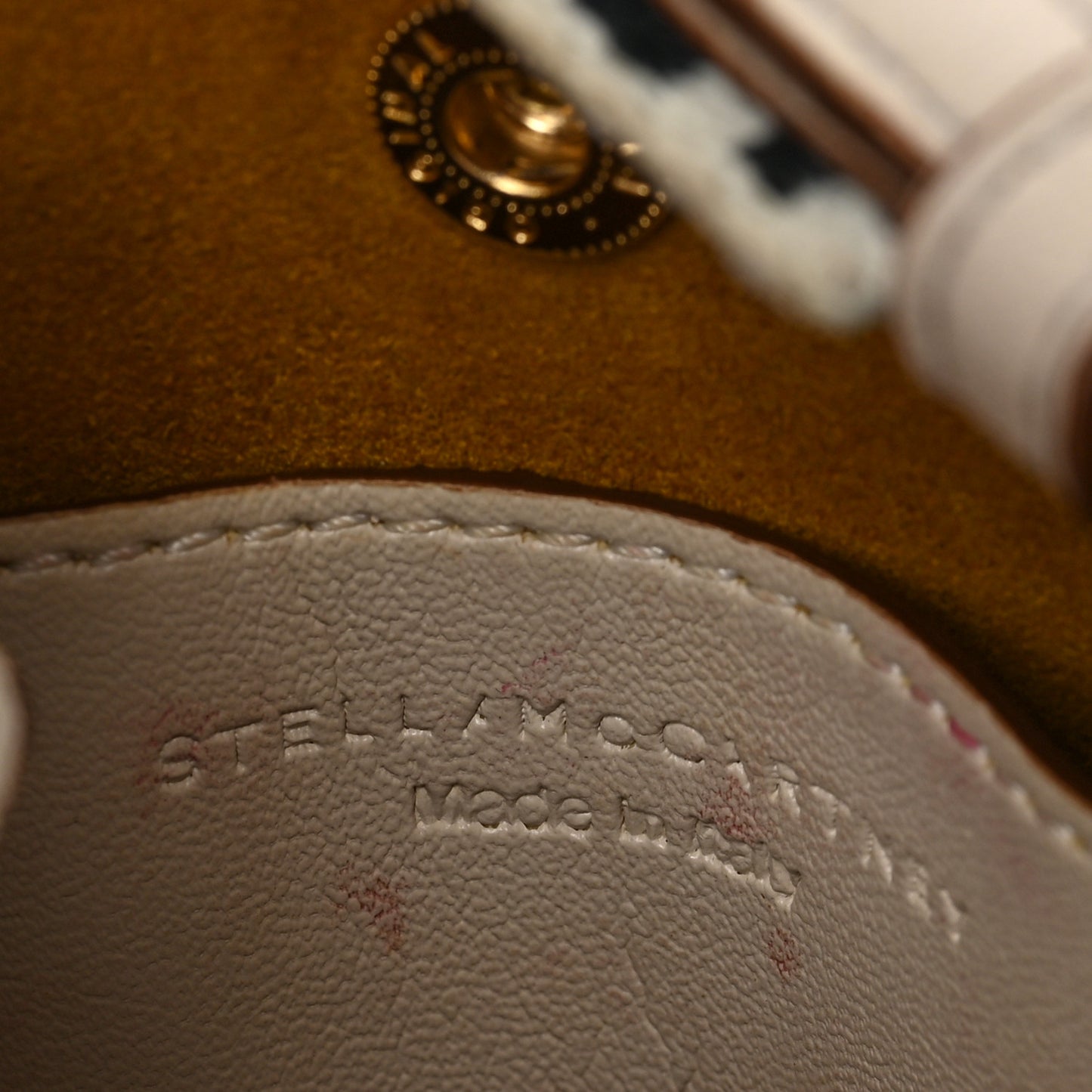 Eco Alter Nappa Perforated Logo Micro Crossbody Bag White