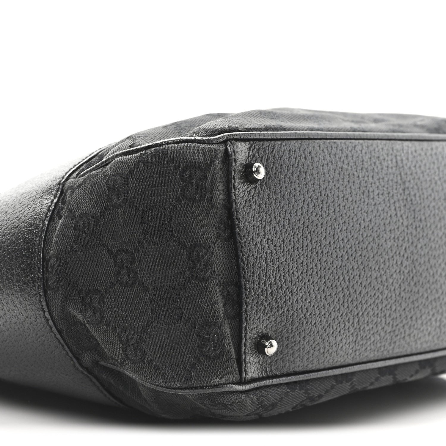 Gucci Monogram Shoulder Bag Black 9 of 10