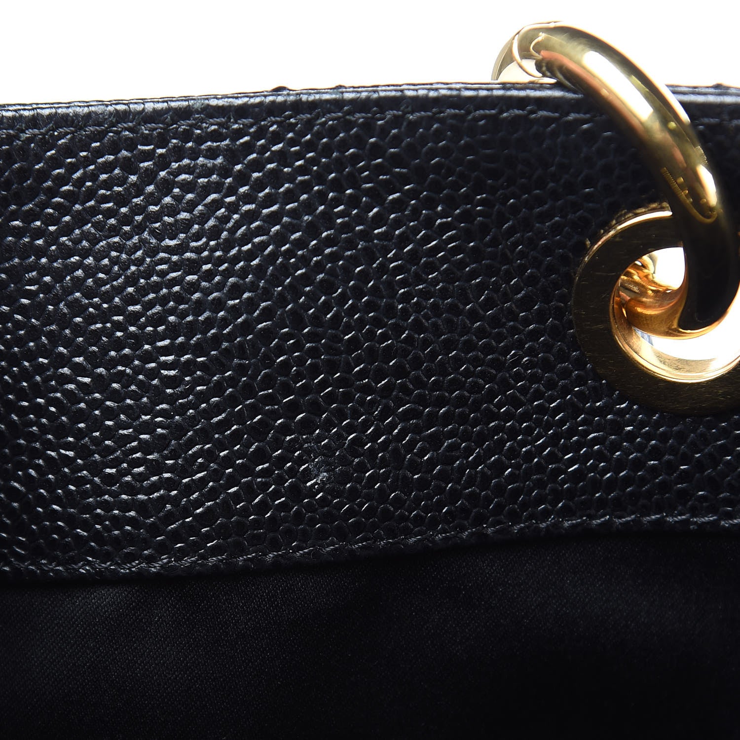 Chanel Caviar Quilted XL Grand Shopping Tote GST Black 11 of 16