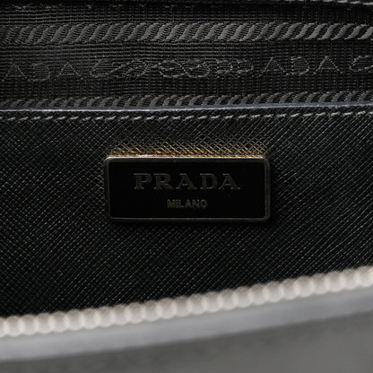 Prada Saffiano Medium Galleria Double Zip Tote Black 6 of 10