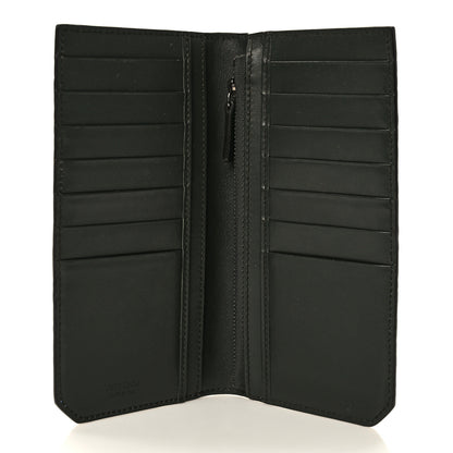 Jimmy Choo Calfskin Crocodile Embossed Saif Vertical Wallet Blue 5 of 6