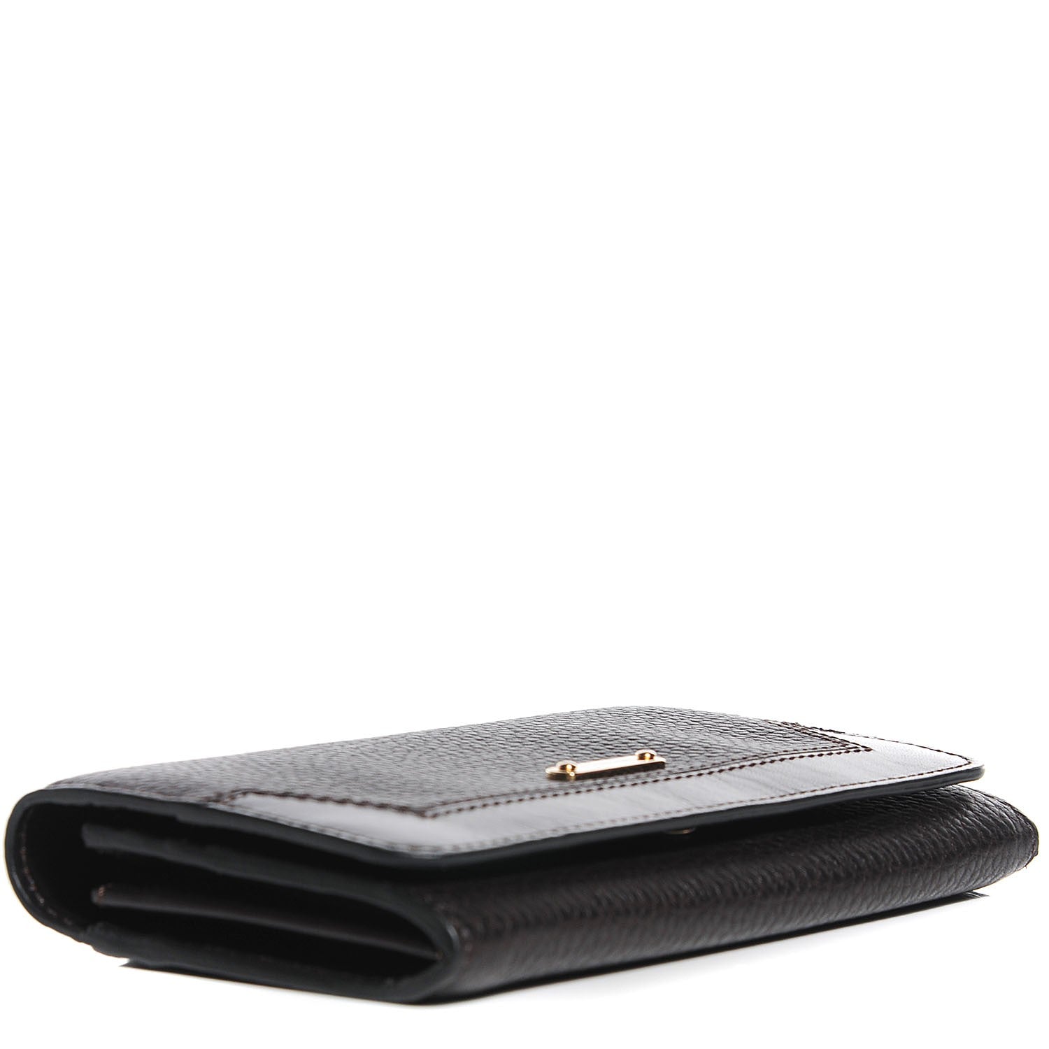 Burberry Grainy Leather Penrose Continental Wallet Dark Chocolate 4 of 9