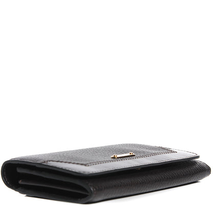 Burberry Grainy Leather Penrose Continental Wallet Dark Chocolate 4 of 9