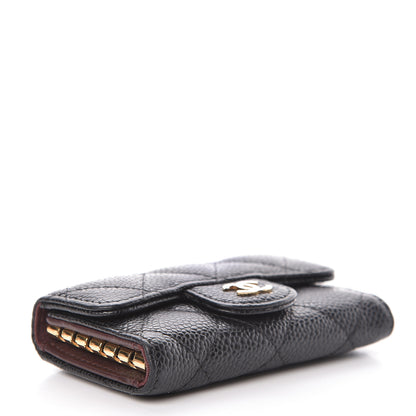 Chanel Caviar Quilted 6 Key Holder Black 4 of 13