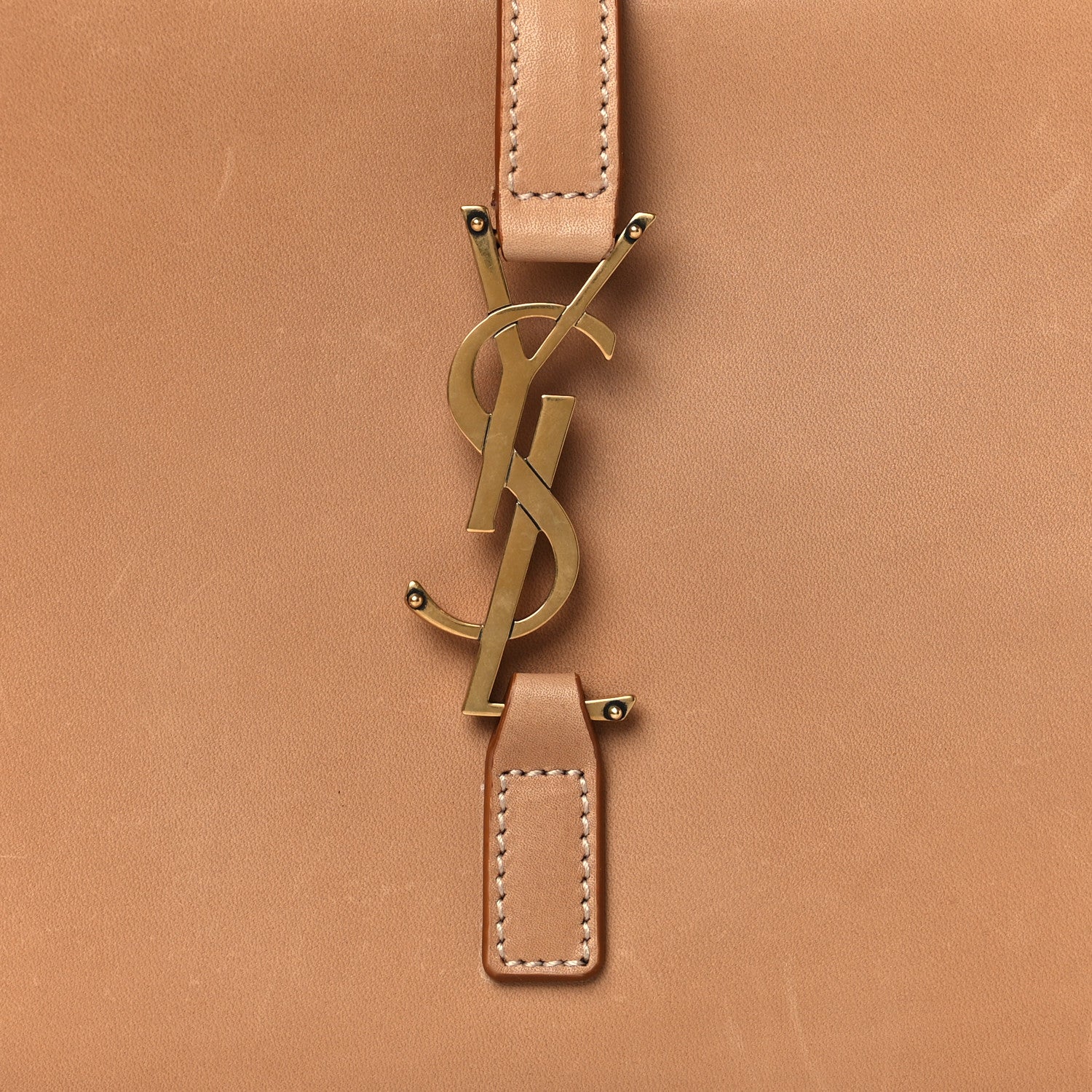 Saint Laurent Smooth Calfskin Le 5 A 7 Hobo Brown 7 of 9