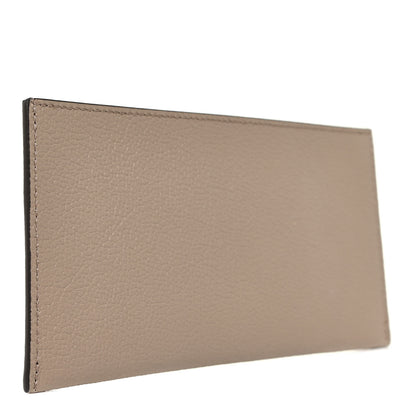 Louis Vuitton Calfskin Felicie Chain Wallet Card Holder Insert Tourterelle 3 of 8