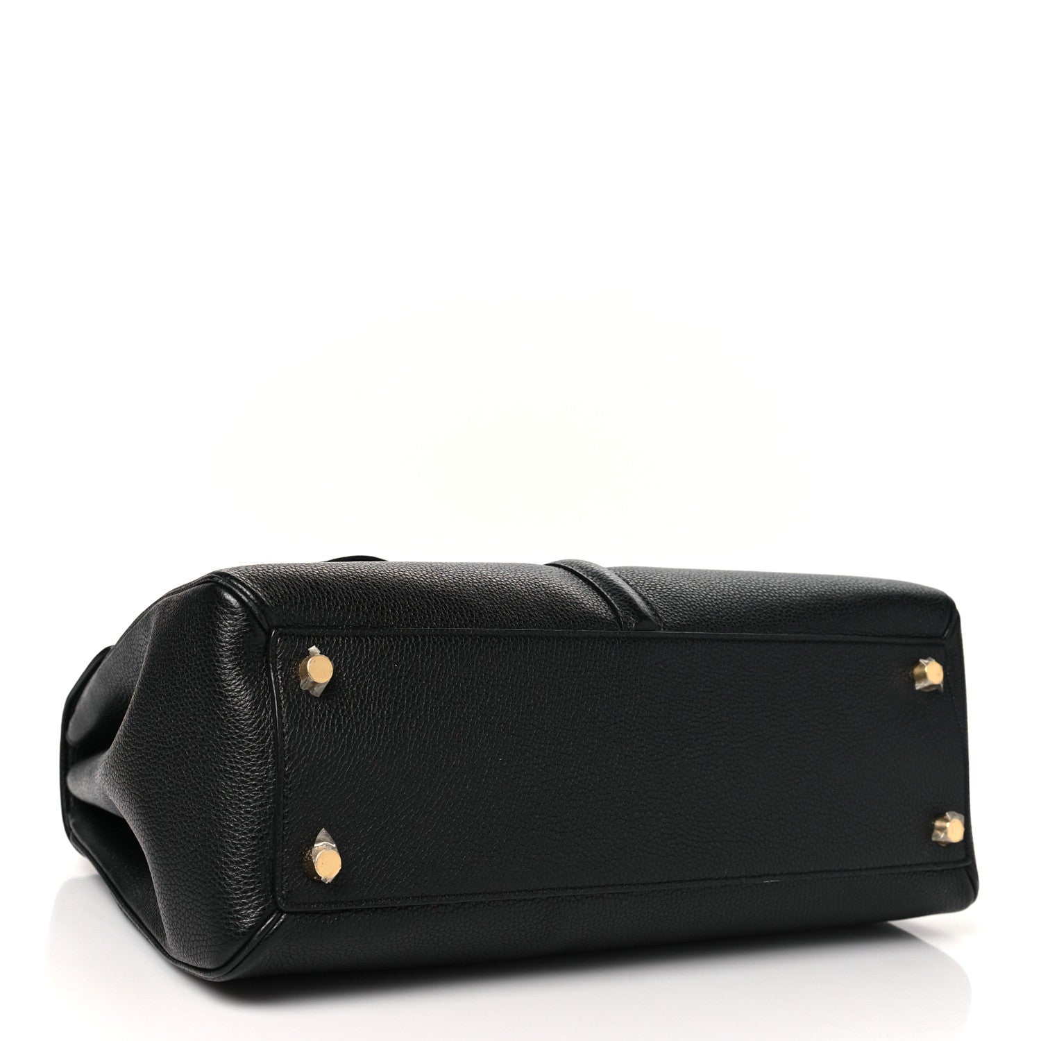 Celine Grained Calfskin Classique 16 Top Handle Bag Black 4 of 10