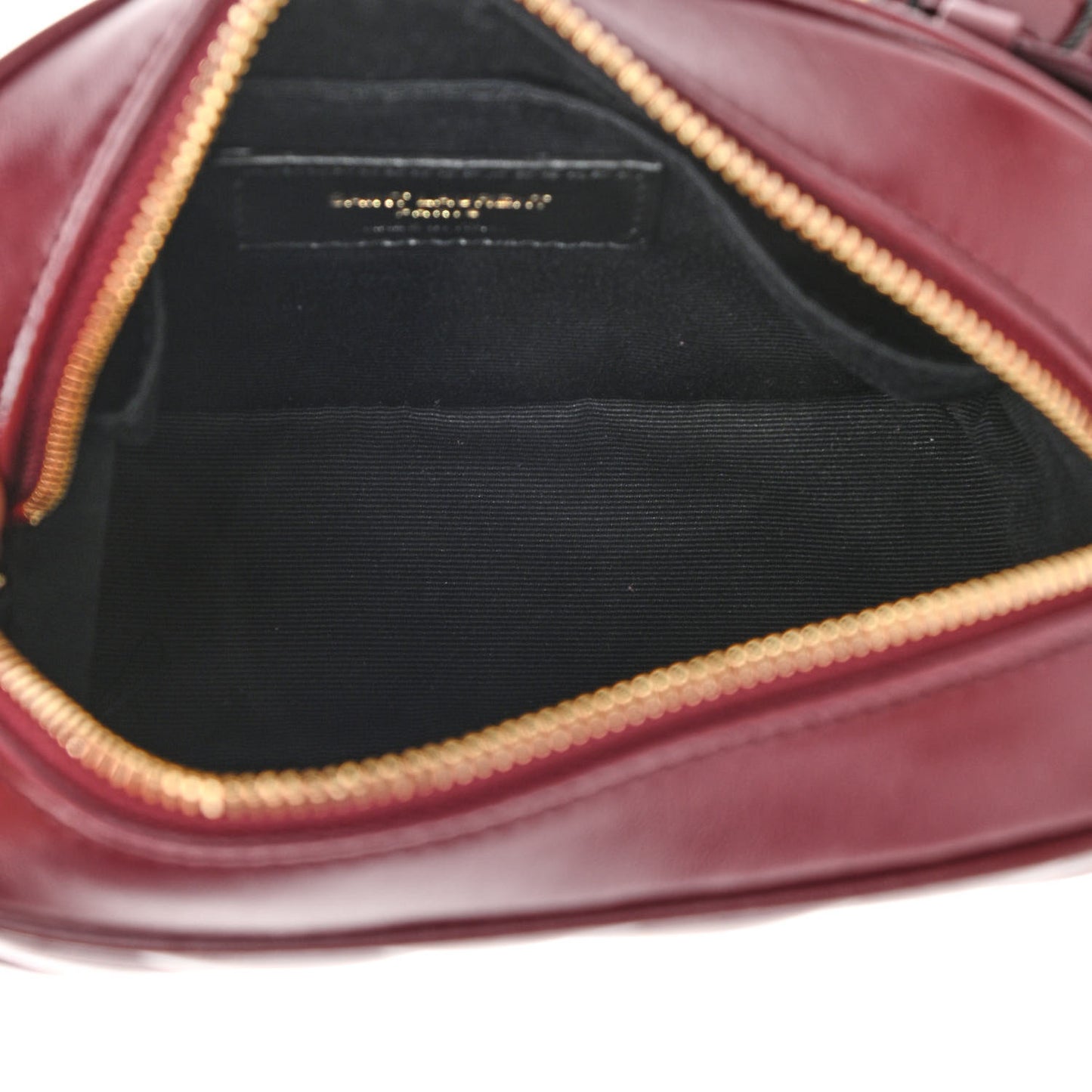 Calfskin Matelasse Monogram Lou Belt Bag Dark Legion Red