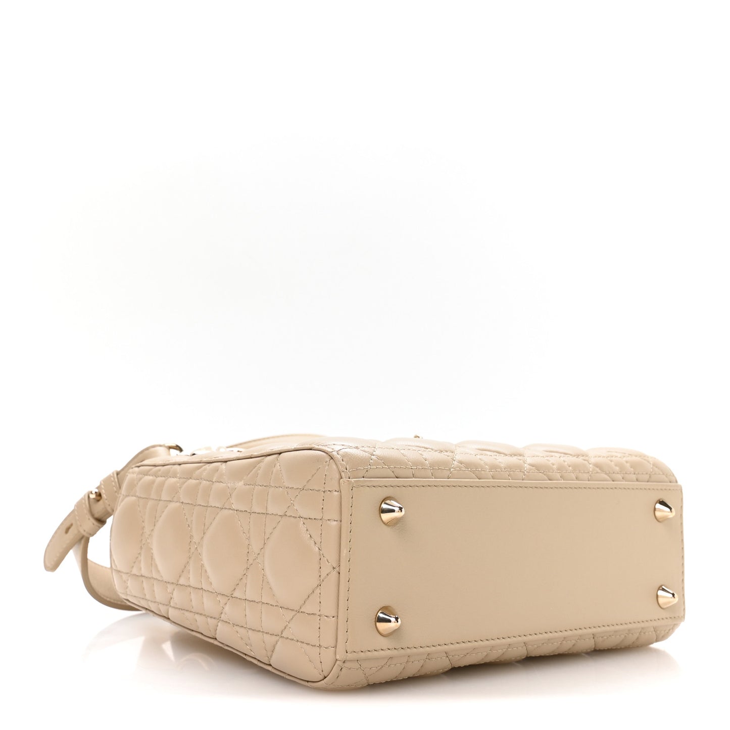 Lambskin Cannage Small My ABCDior Lady Dior Hazelnut