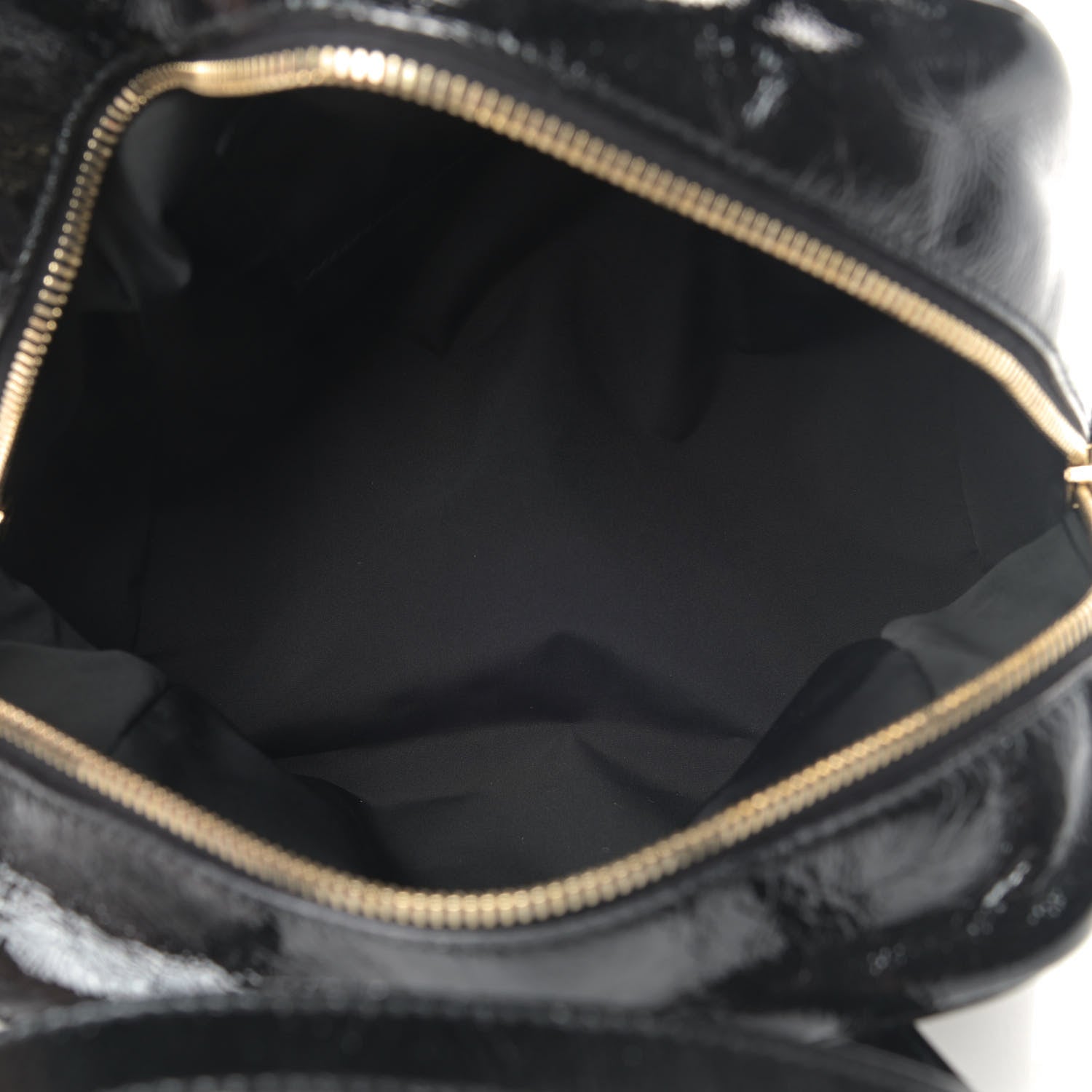 Saint Laurent Textured Patent Mini Y-Mail Tote Black 4 of 4