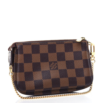 Louis Vuitton Damier Ebene Mini Pochette Accessories 3 of 10