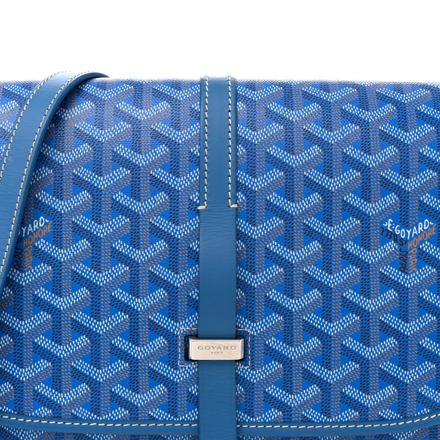 Goyardine Belvedere II MM Messenger Bag Sky Blue