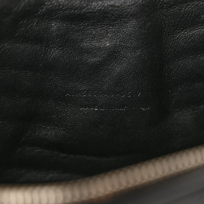 Saint Laurent Grain De Poudre Matelasse Monogram Mini Lou Camera Bag Black 7 of 17