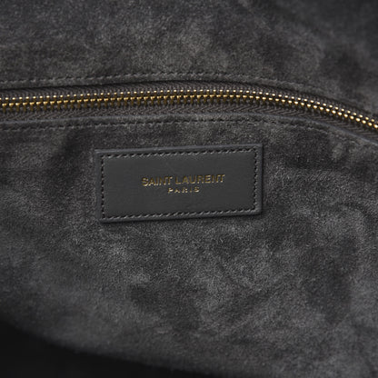 Saint Laurent Calfskin Classic Duffle 12 Earth 7 of 15