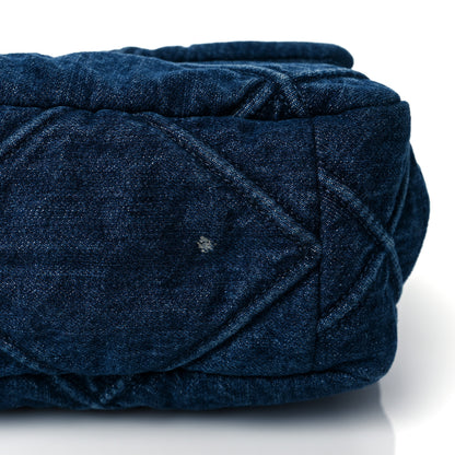Chanel Denim Quilted Large Chanel 19 Flap Blue 21 of 21