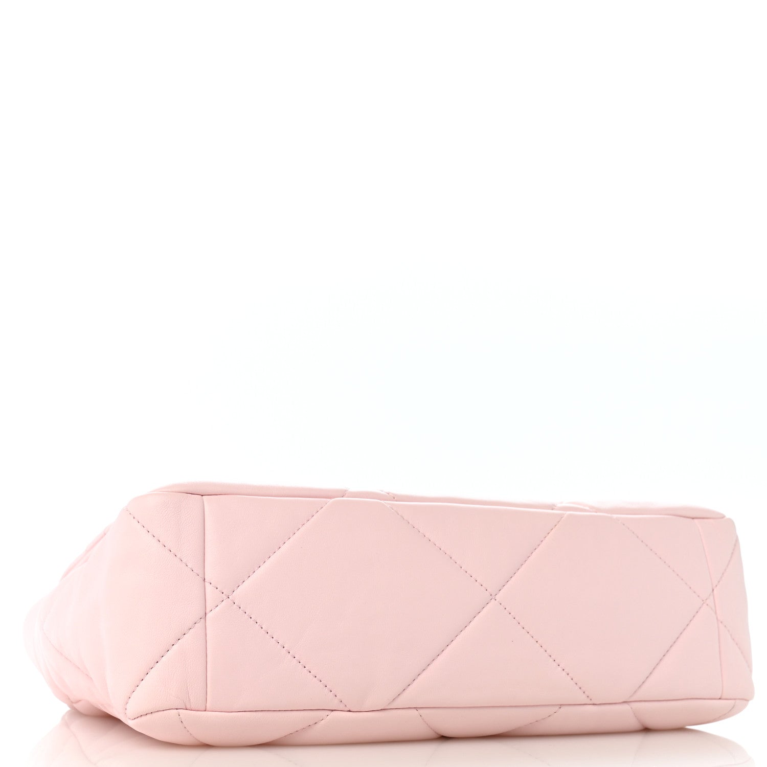 Chanel Lambskin Quilted Large Chanel 19 Flap Light Pink 4 of 11