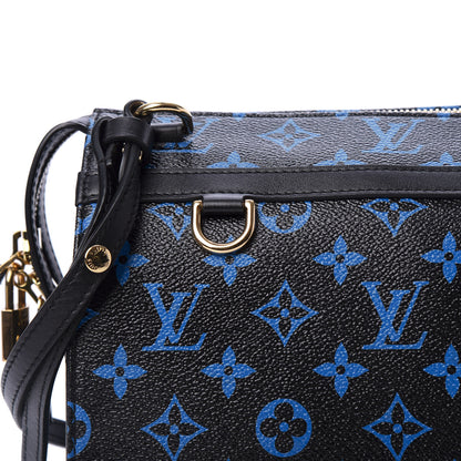 Louis Vuitton Colored Monogram Speedy Amazon PM Blue Black 10 of 10