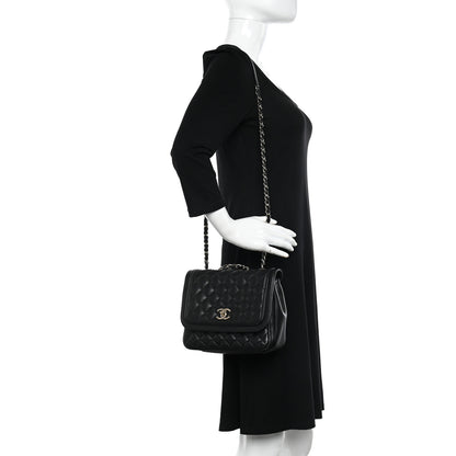 Chanel Lambskin Quilted Medium Lovely Day Flap Black 3 of 13