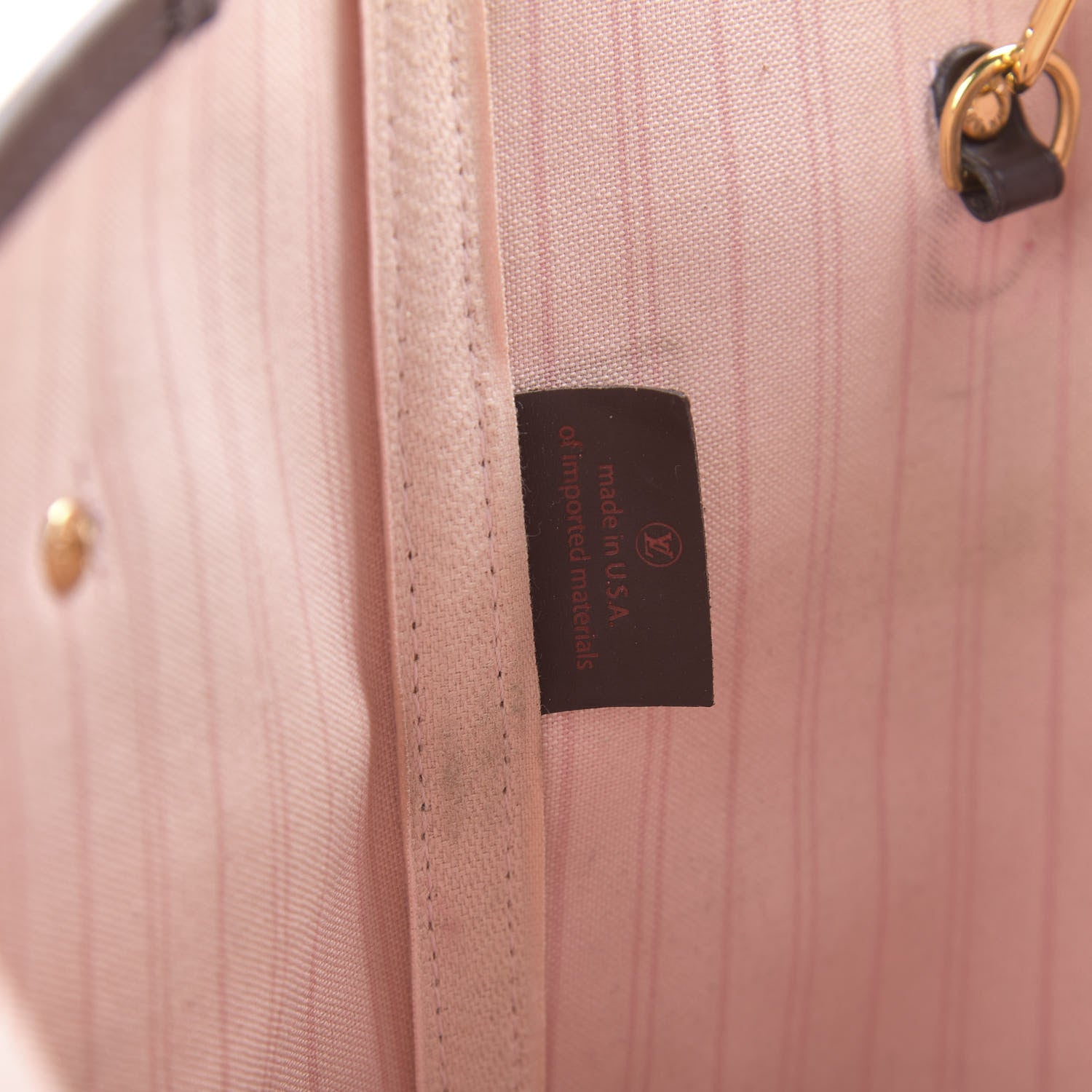 Louis Vuitton Damier Ebene Neo Neverfull MM Rose Ballerine 8 of 15