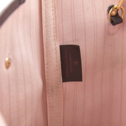 Louis Vuitton Damier Ebene Neo Neverfull MM Rose Ballerine 8 of 15