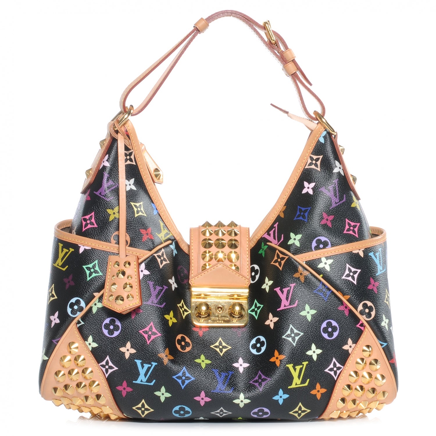 Louis Vuitton Monogram Multicolor Chrissie Black 1 of 8