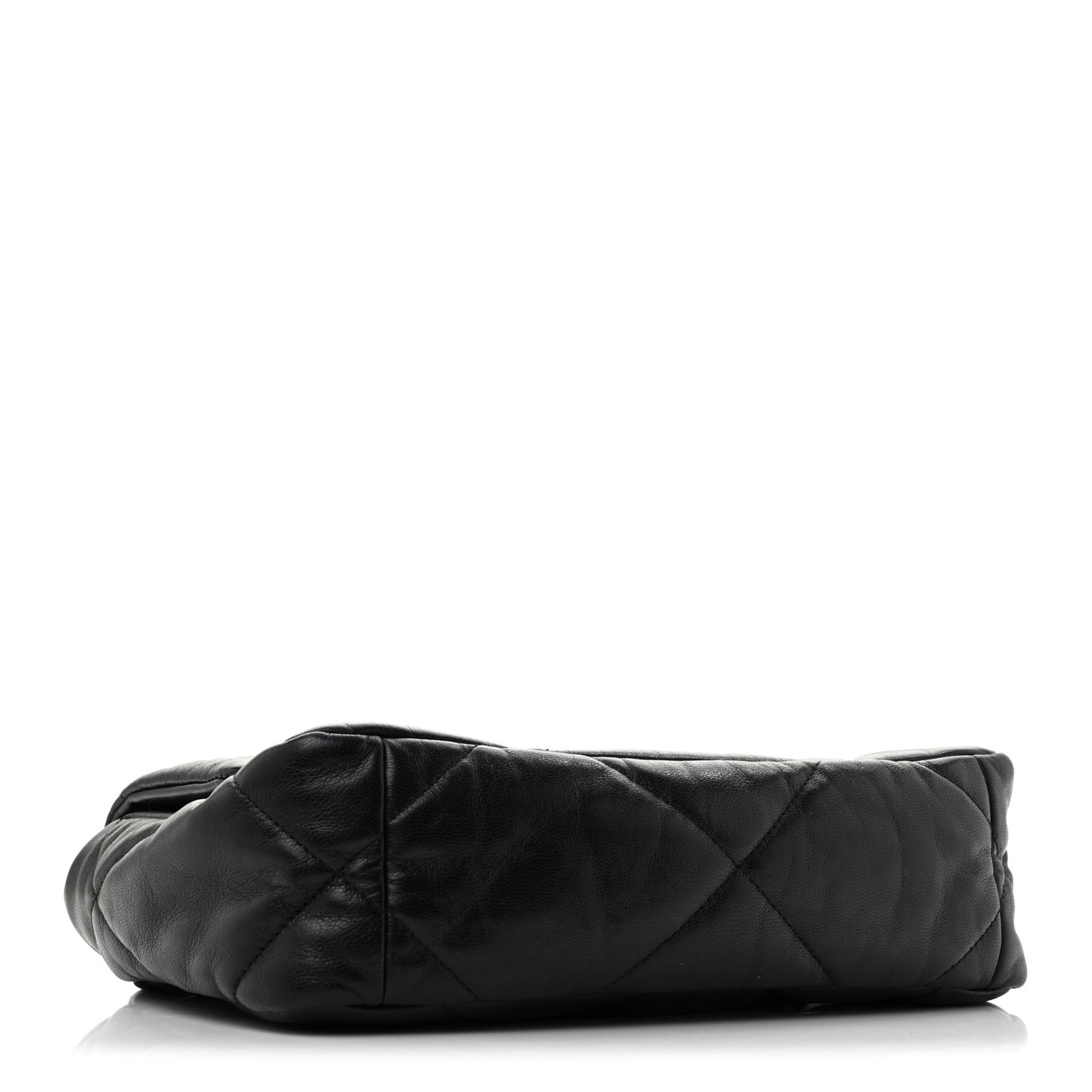 Goatskin Quilted Medium Chanel 19 Flap Black